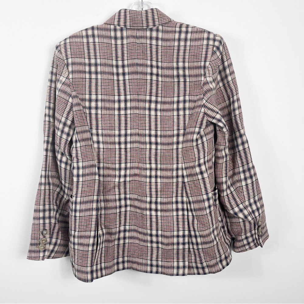 Isabel Marant Etoile Janey Checked Plaid Linen Bl… - image 8